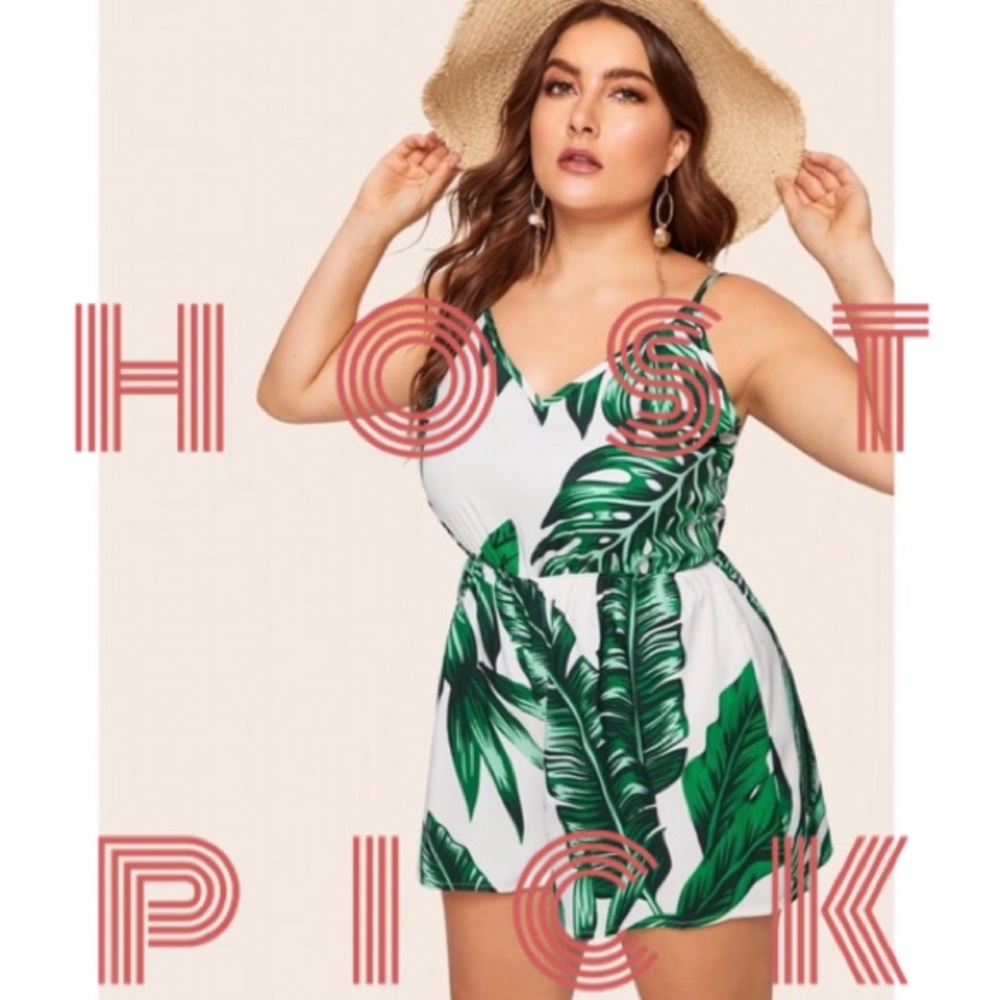 💜🦄host pick🦄💜Tropical romper💜🦄host pick🦄💜